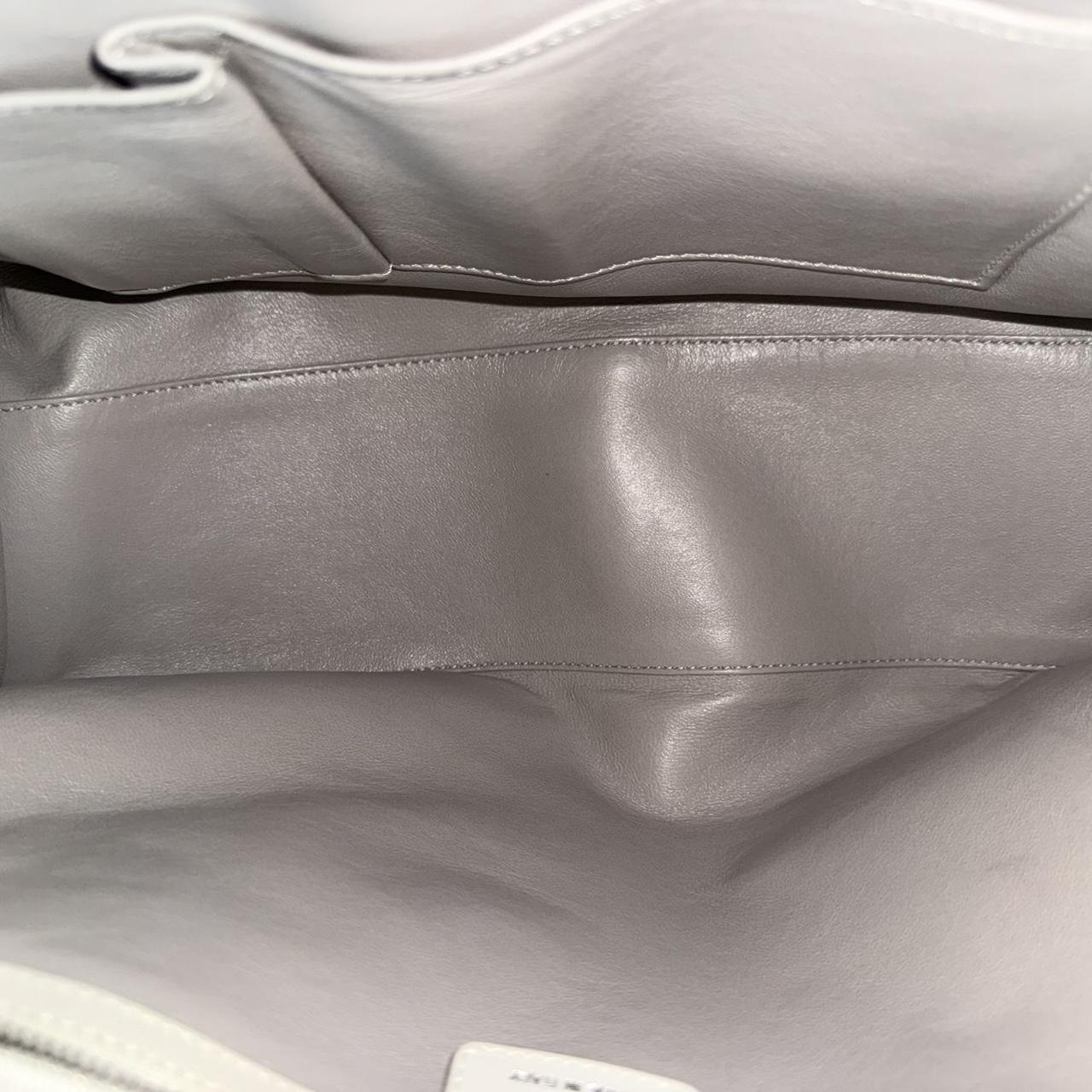 Christian Dior Y2K handbag tote bag white leather