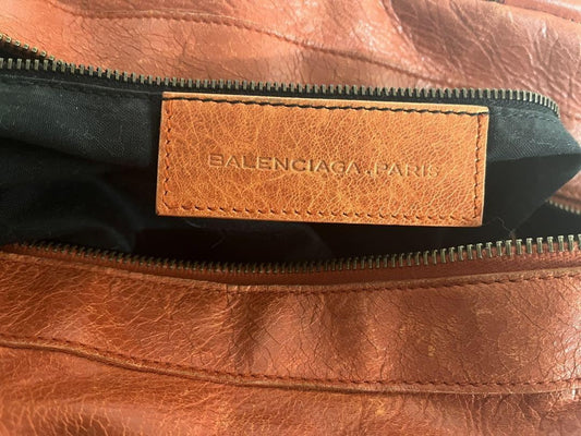 Genuine Pre-Owned BALENCIAGA Classic City Bag Orange