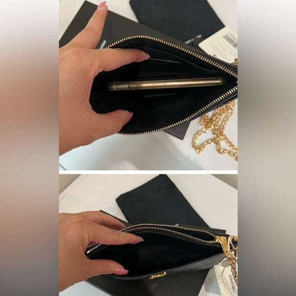 Authentic Preowned YSL monogram clutch & crossbody