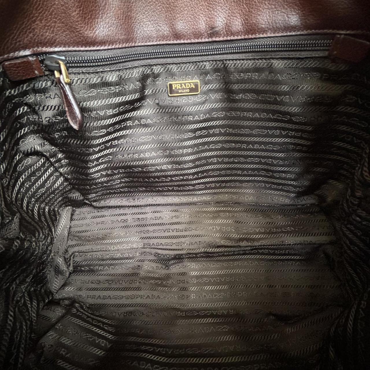 Prada Tote Bag - Landscape Print, Pink Multi Nylon/Leather Y2K Rare