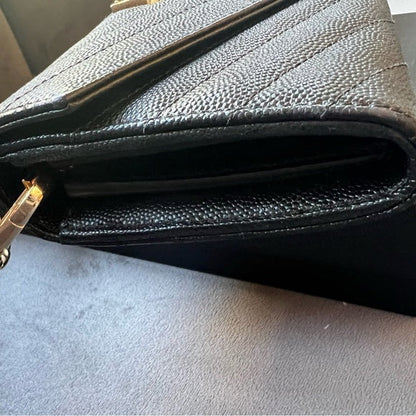 Authentic Preowned YSL monogram cassandre wallet on chain