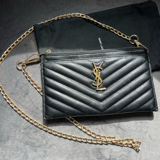 Authentic Preowned YSL monogram clutch & crossbody