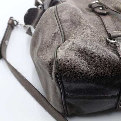 Genuine Pre-Owned miu miu Vitello Lux Ribbon 2way Bag grey