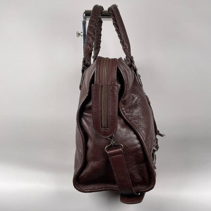 Genuine Pre-Owned Balenciaga Hand, shoulder bag 2-way brown leather