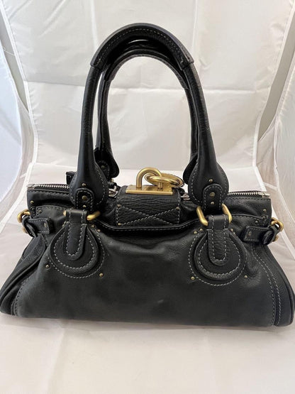 Genuine Pre-Owned Chloe Paddington Handbag Black