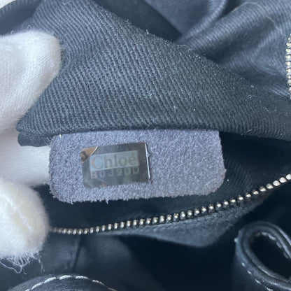 Genuine Pre-Owned Beautiful Chloe Paddington Handbag Leather Black Padlock