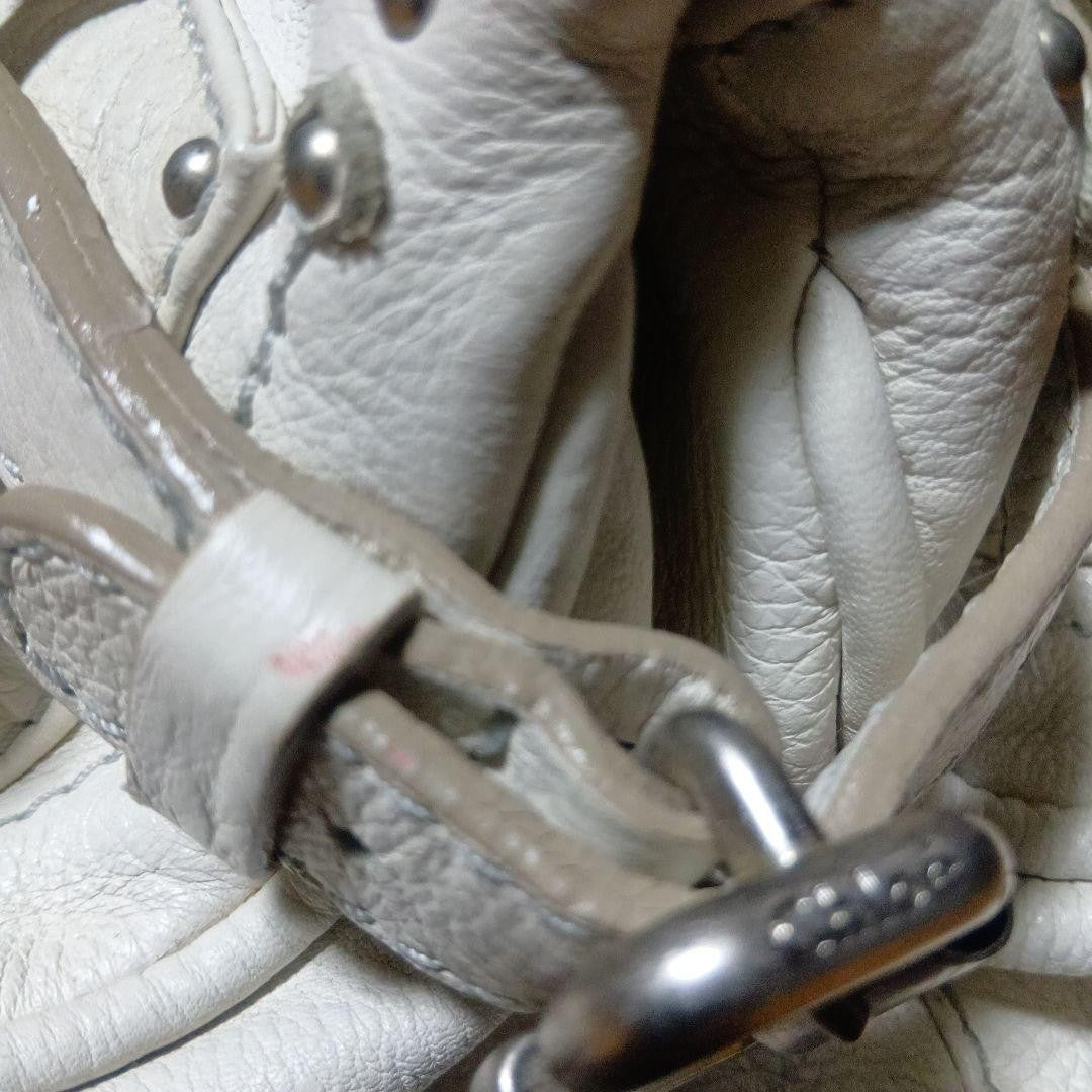 Genuine Preowned Chloe Paddington leather handbag tote white