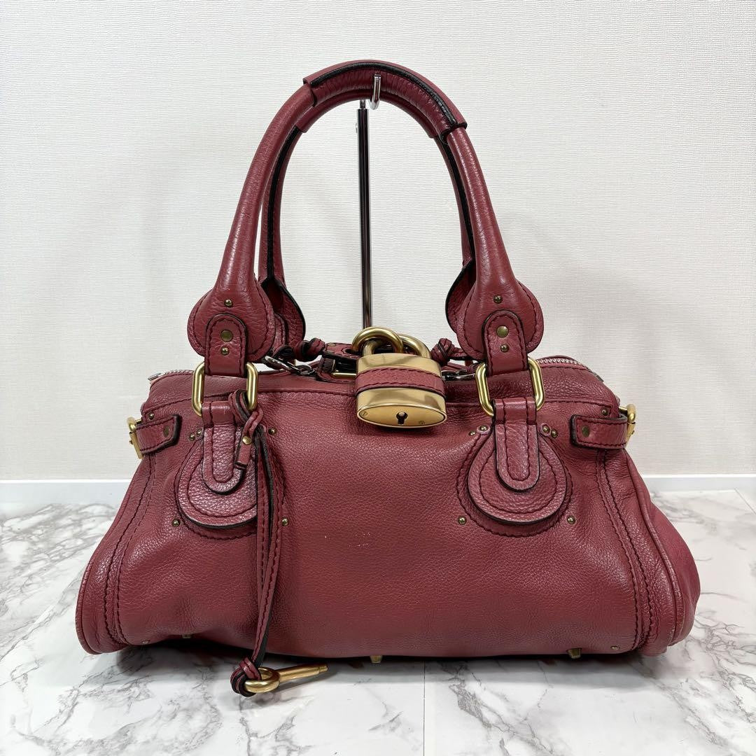 Genuine Pre-Owned Rare and exquisite Chloe Paddington handbag pink