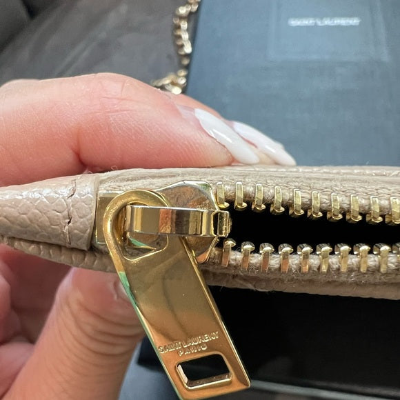 Authentic Preowned Yves Saint Laurent large clutch pouch Wallet