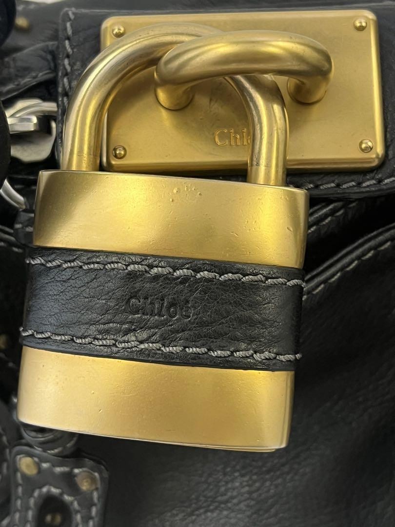 Genuine Pre-Owned Chloe Paddington Handbag Black