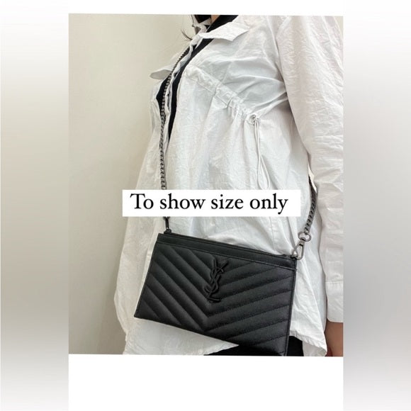 Authentic Preowned YSL monogram clutch & crossbody