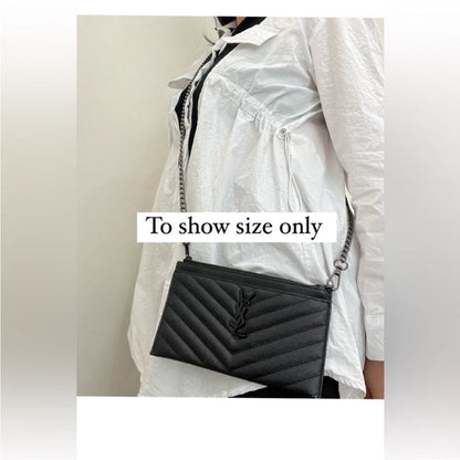 Authentic Preowned YSL monogram clutch & crossbody