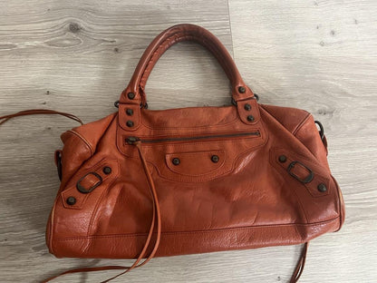 Genuine Pre-Owned BALENCIAGA Classic City Bag Orange