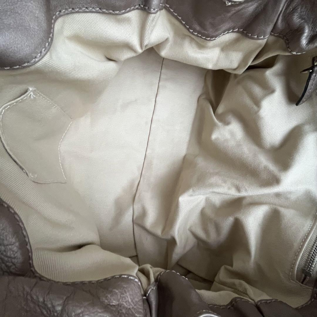 Genuine Pre-Owned Beautiful Chloe Paddington padlocked tote bag beige leather