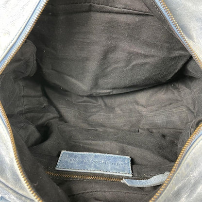 Genuine Pre-Owned Balenciaga Hand and shoulder bag 2-way leather blue