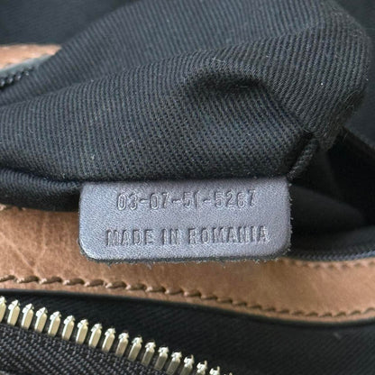 Chloe Kerala Handbag w/ Horse Charms Black/Silver/Brown Leather Y2K