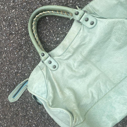 Genuine Pre-Owned balenciaga city part time y2k mint green back