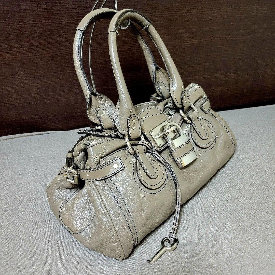 Genuine Pre-Owned Chloe Paddington bag women's Gray