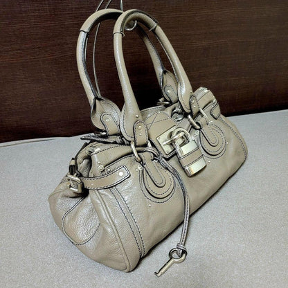 Genuine Pre-Owned Chloe Paddington bag women's Gray