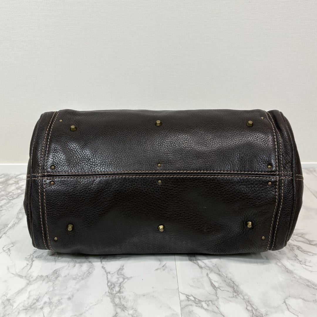 Genuine Pre-Owned Beautiful Chloe Paddington leather handbag dark brown