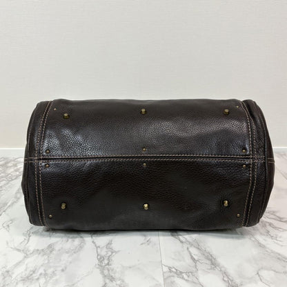 Genuine Pre-Owned Beautiful Chloe Paddington leather handbag dark brown