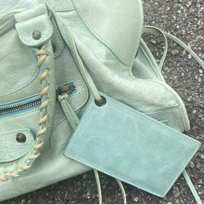 Genuine Pre-Owned balenciaga city part time y2k mint green back