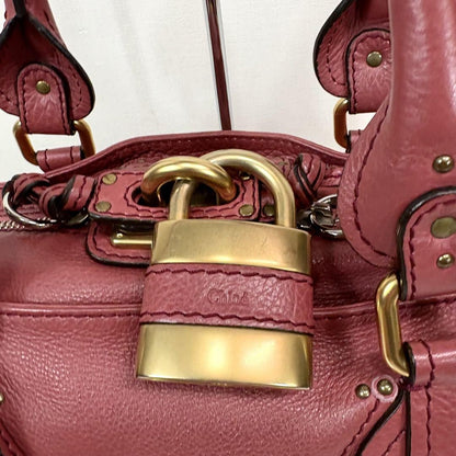 Genuine Pre-Owned Rare and exquisite Chloe Paddington handbag pink
