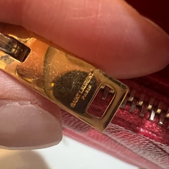 Authentic Preowned Yves Saint Laurent matelasse envelope flap long clutch wallet