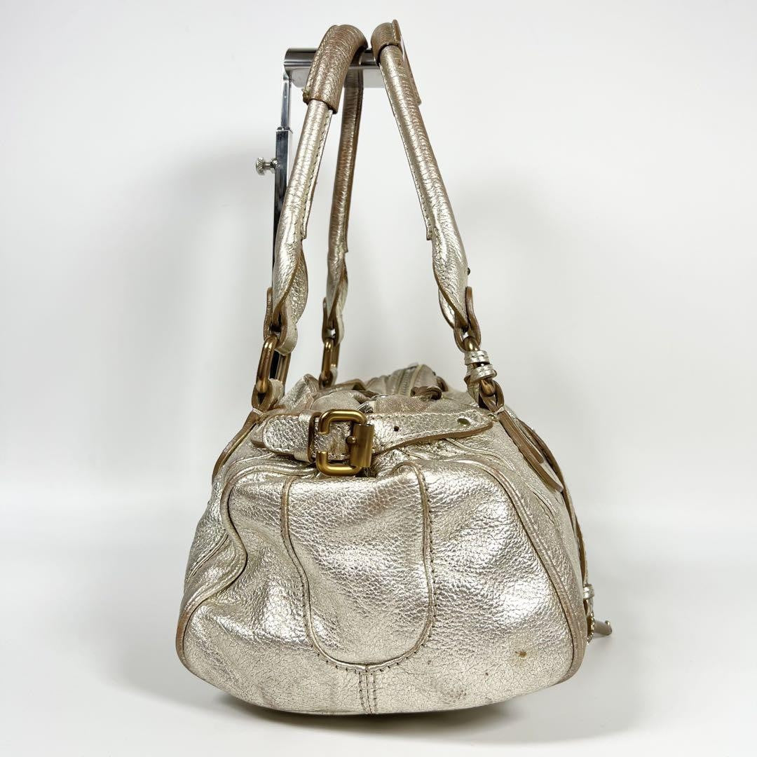 Genuine Pre-Owned Rare Chloe Limited Edition Paddington Padlock Tote Bag Gold