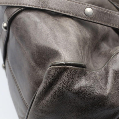 Genuine Pre-Owned miu miu Vitello Lux Ribbon 2way Bag grey