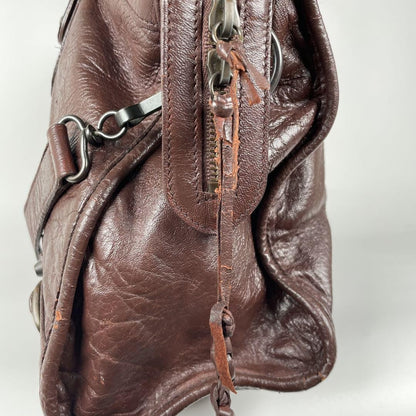 Genuine Pre-Owned Balenciaga Hand, shoulder bag 2-way brown leather