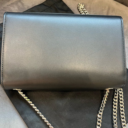 Authentic Preowned Saint Laurent Monogram Kate Tassel in Black