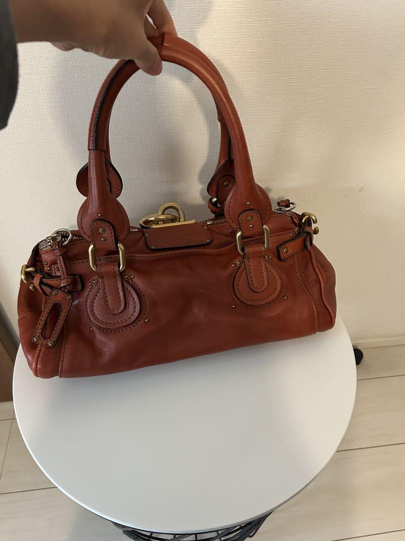 Genuine Pre-Owned Chloe Paddington bag beautiful hand bag orange
