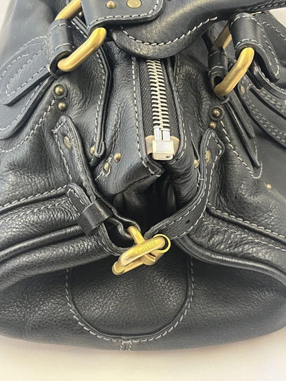 Genuine Pre-Owned Chloe Paddington Handbag Black