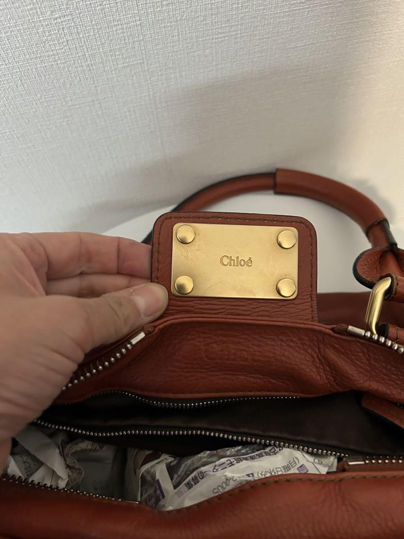Genuine Pre-Owned Chloe Paddington bag beautiful hand bag orange