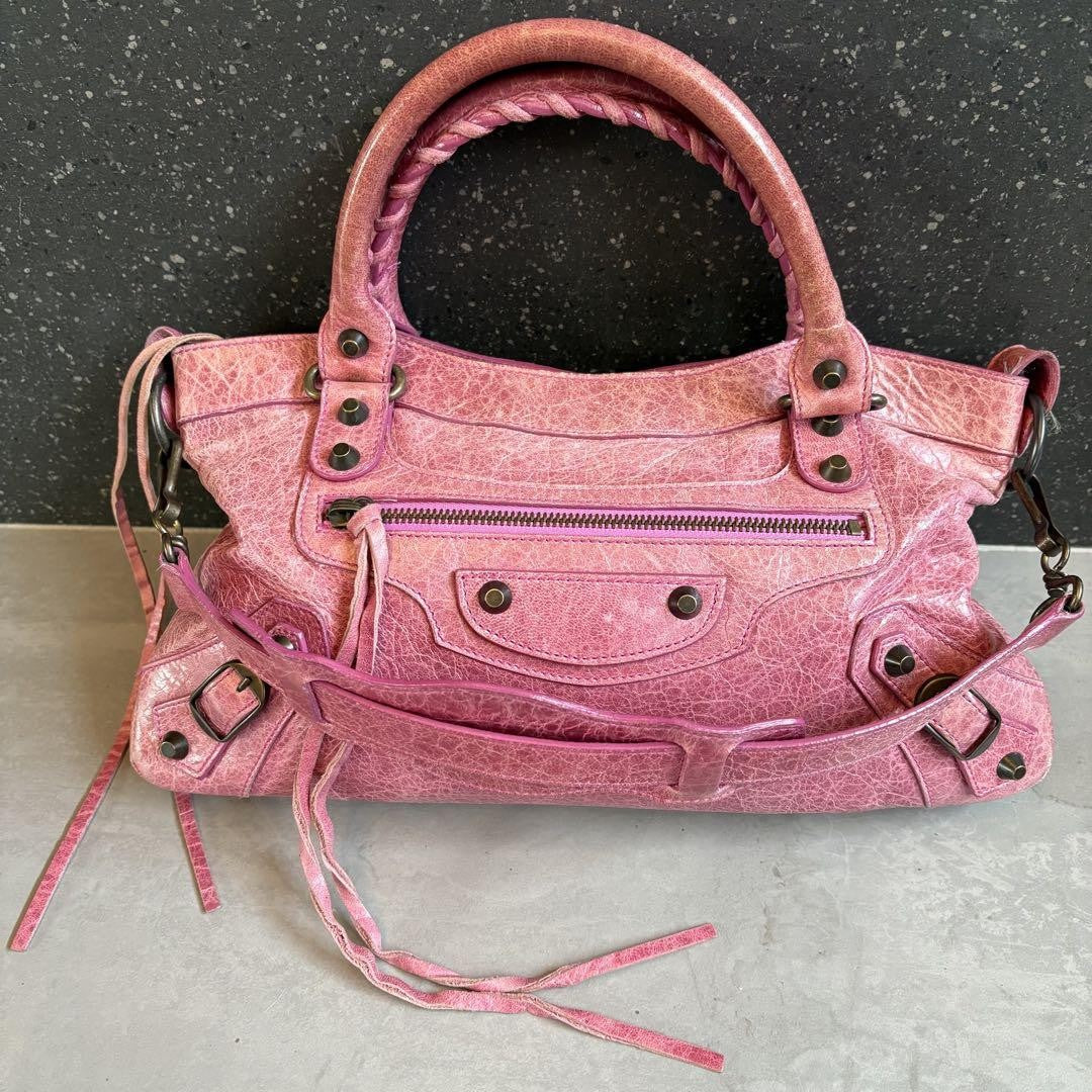 Genuine Pre-Owned Balenciaga The First Bag 2WAY Pink