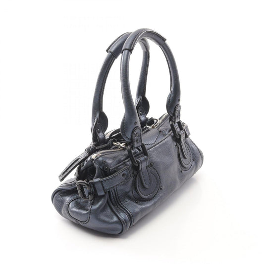 Genuine Pre-Owned Chloe Handbag Paddington Leather Women Blue