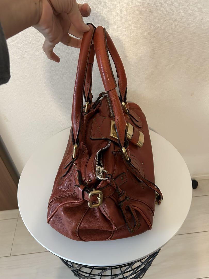 Genuine Pre-Owned Chloe Paddington bag beautiful hand bag orange