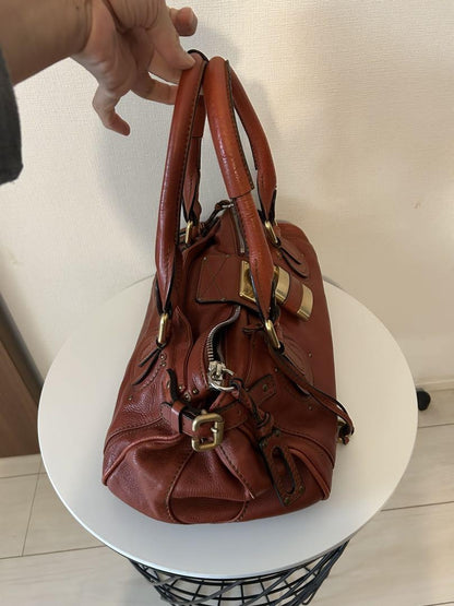 Genuine Pre-Owned Chloe Paddington bag beautiful hand bag orange