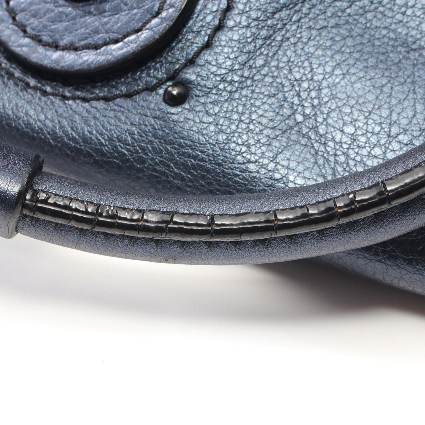 Genuine Pre-Owned Chloe Handbag Paddington Leather Women Blue