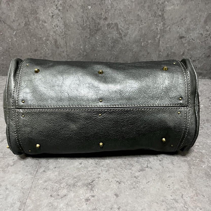 Genuine Pre-Owned Beautiful Chloe Paddington handbag padlock metallic gray