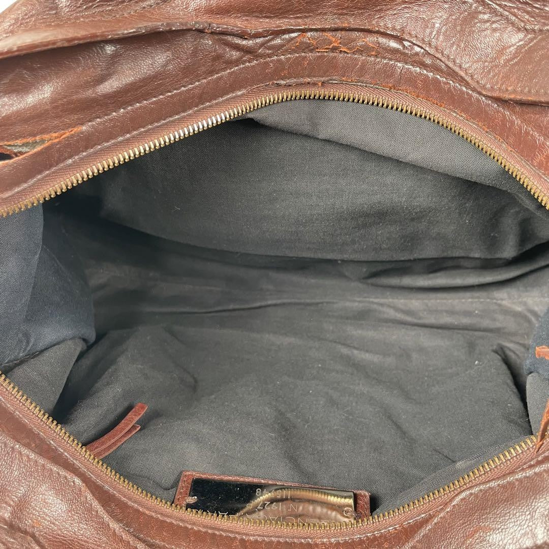 Genuine Pre-Owned Balenciaga Hand, shoulder bag 2-way brown leather