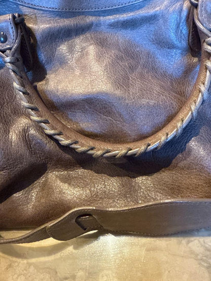 Genuine Pre-Owned Balenciaga City 2-way handbag brown leather