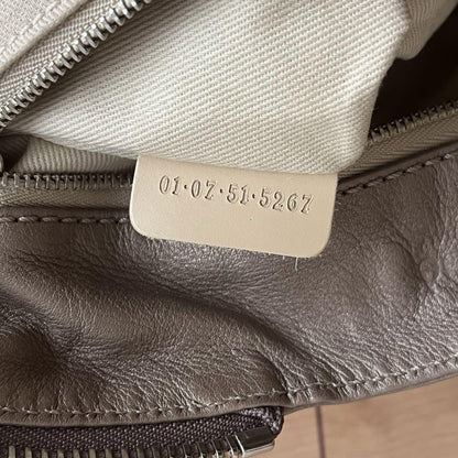 Genuine Pre-Owned Beautiful Chloe Paddington padlocked tote bag beige leather