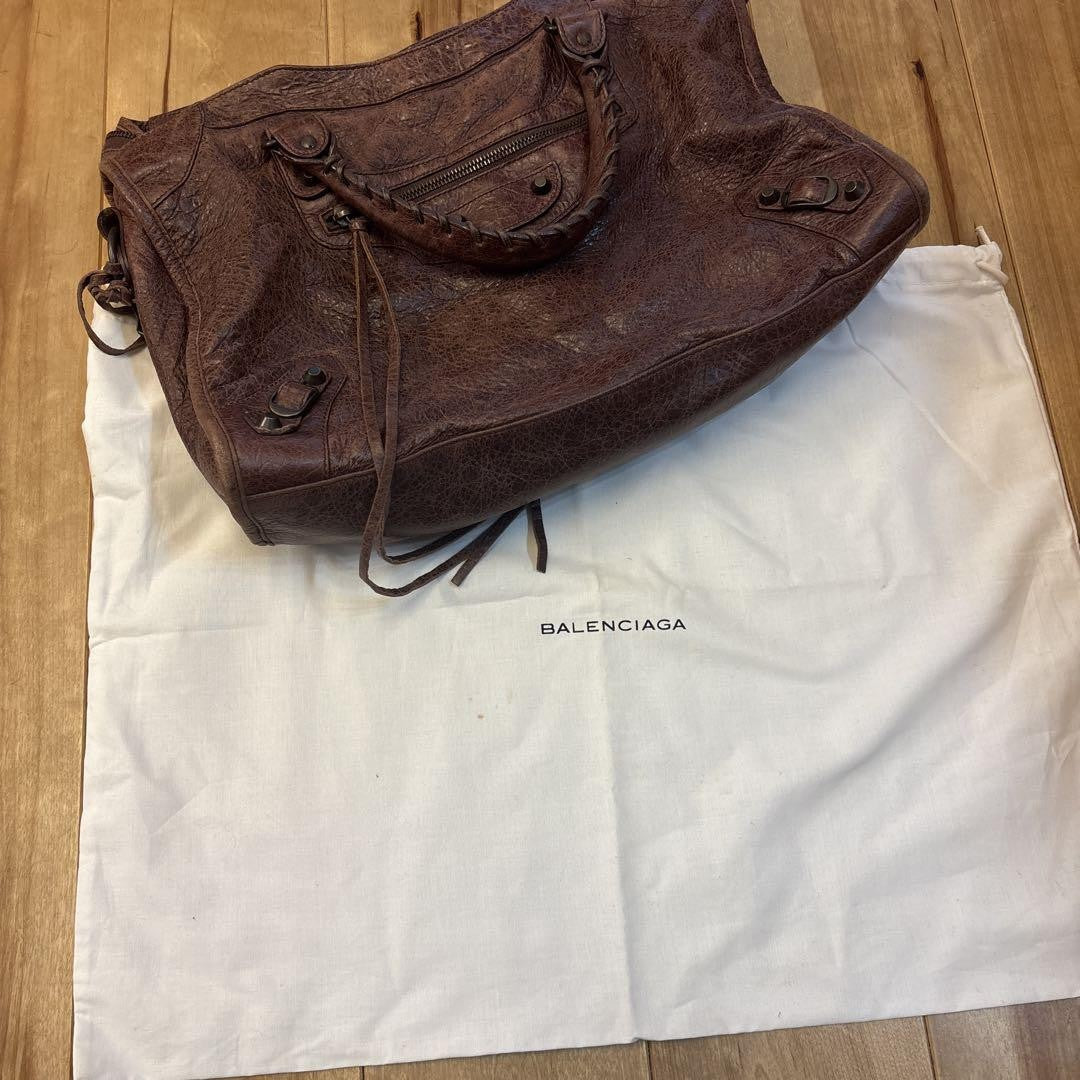 Genuine Pre-Owned Balenciaga 2WAY Le City medium bag with storage bag