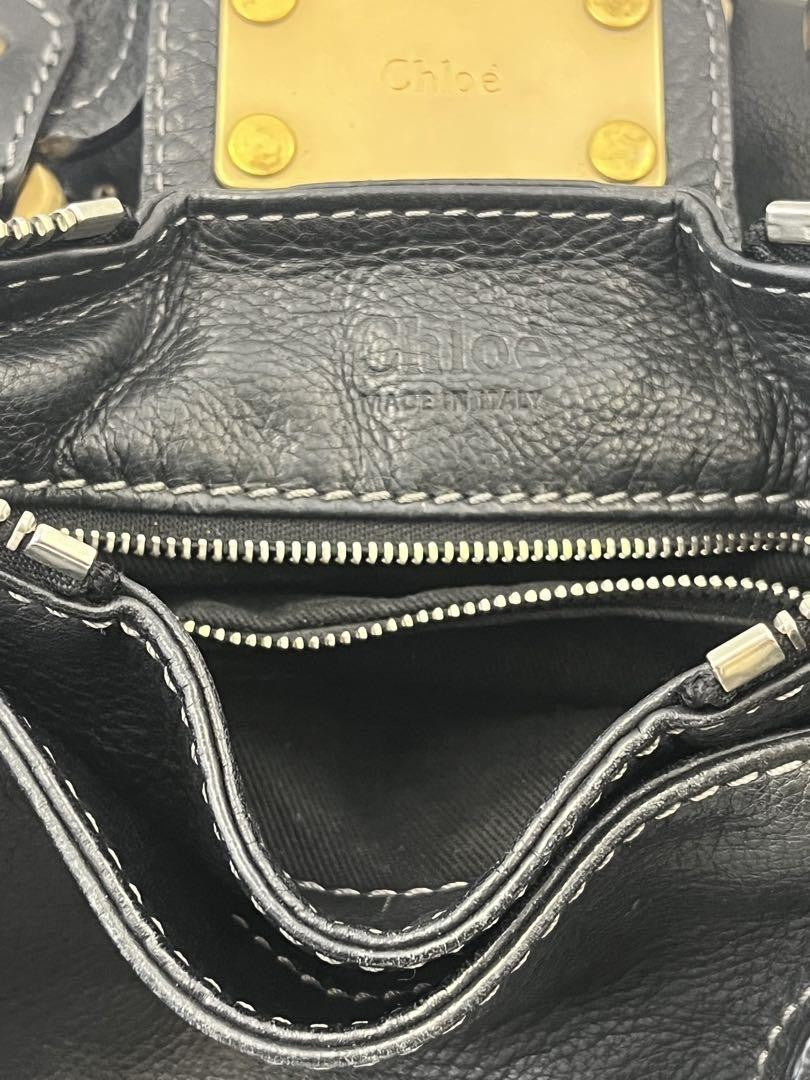 Genuine Pre-Owned Chloe Paddington Handbag Black