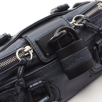 Genuine Pre-Owned Chloe Handbag Paddington Leather Women Blue