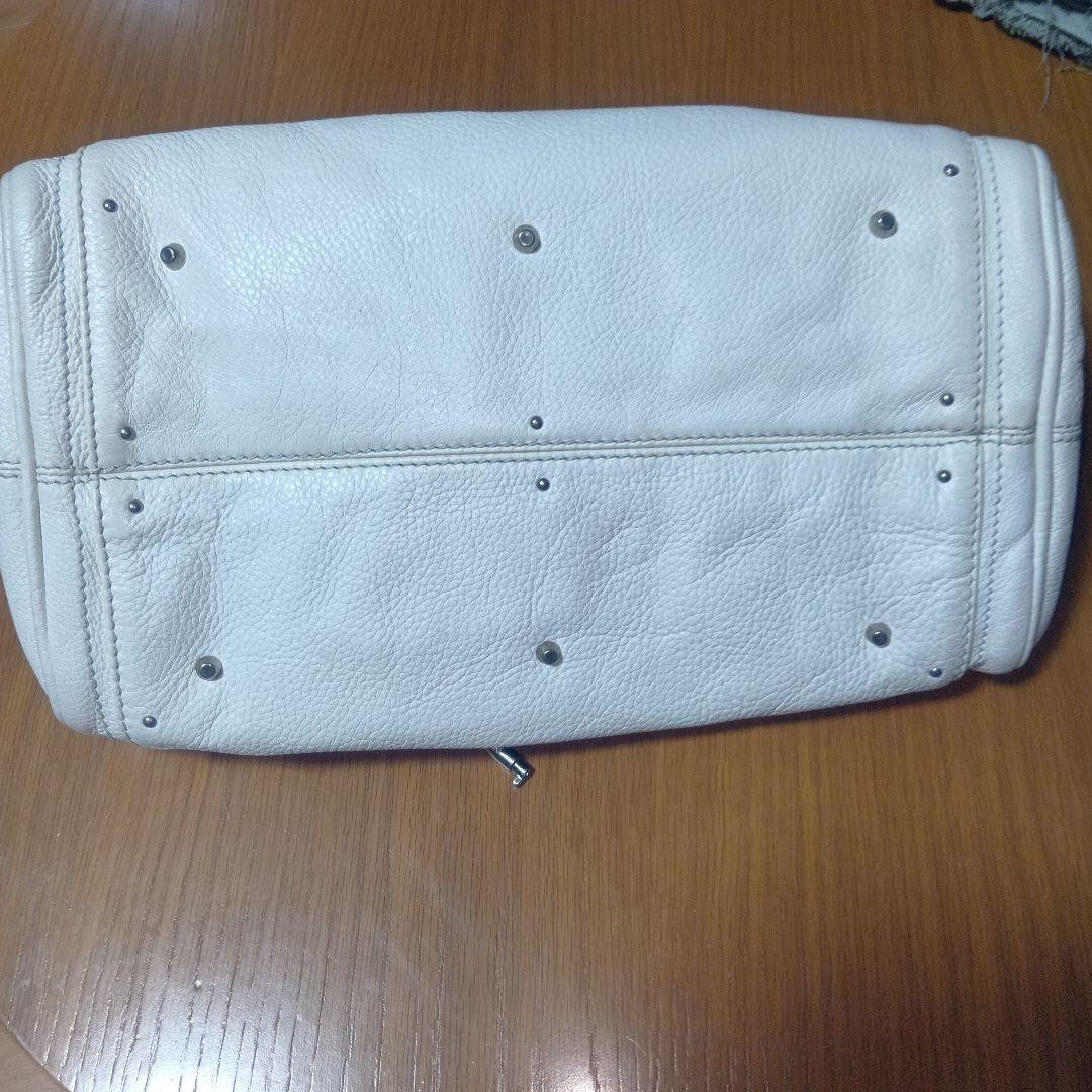 Genuine Preowned Chloe Paddington leather handbag tote white