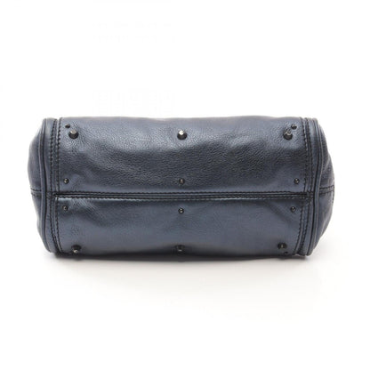 Genuine Pre-Owned Chloe Handbag Paddington Leather Women Blue