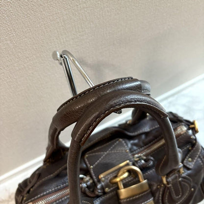 Genuine Pre-Owned Beautiful Chloe Paddington handbag dark brown
